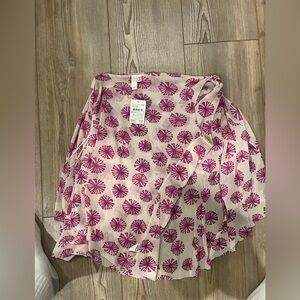 Sweet Pea Asymmetrical Skirt in Pink Floral